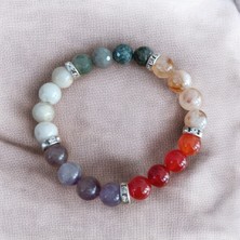 Mga Doğaltaş Aslan Burcu Bileklik Sitrin Taşı Ametist Taşı Hint Akik Taşı Ay Taşı Akik Taşı Kırmızı Akik Taşı Vip Model