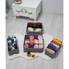 4 Lü Dolap Içi Çekmece Içi Düzenleyici  Petek Akordiyon Organizer Set