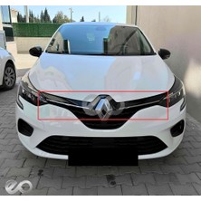 Ebal Oto Renault Clio 5 Hb Krom Ön Panjur 2 Parça 2019 ve Üzeri Paslanmaz Çelik