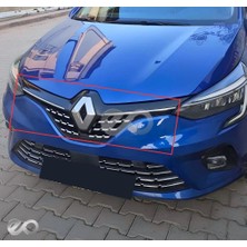 Ebal Oto Renault Clio 5 Ön Panjur 8 Parça Krom Seti 2019 Model ve Sonrası