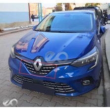 Ebal Oto Renault Clio 5 Hb Ön Panjur Krom Izgara 2019 ve Sonrası Paslanmaz Çelik