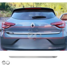 Ebal Oto Renault Clio 5 HB Krom Bagaj Alt Çıtası 2020 P.Çelik