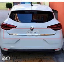 Ebal Oto Renault Clio 5 HB Krom Bagaj Alt Çıtası 2020 P.Çelik