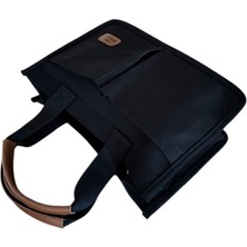 Üç Gözlü The Tote Bag Kanvas Kadın El Omuz Çanta Çapraz Askılı 21X32X12CM