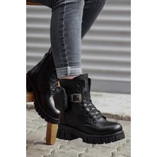 Vojo Lagartha Çanta Detaylı Fermuarlı Kadın Bot