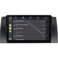 Navecron Bmw E39 5 Seri 1995-04 9" Uyumlu Androıd Multimedya Gerçek 2/32 Kablosuz Carplay Geri Kameralı