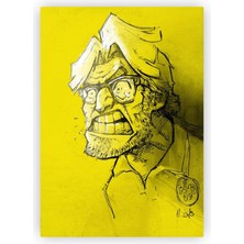 Zinbooz Jürgen Klopp Ahşap Poster 20 x 29 cm