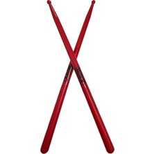 Midex GFK-801RD 5A Bateri Baget Kırılmaz Polyemid Kırmızı Davul Bageti 5A Drumsticks