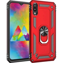 Piyasa Sepeti Samsung Galaxy M10 (M105G) Yüzüklü Tank Kılıf Bordo