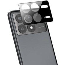 Smody Xiaomi Poco X6 Pro 3D Kamera Lens Koruyucu Temperli Cam