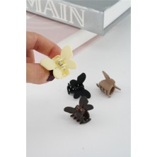 By Zeyna Aksesuar Kadın Plastik 4'lü Toka Seti