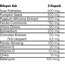 Fibay Prostavit 60 Kapsül (Saw Palmetto, Pygeum Africana, Çakşır Otu, Isırgan Otu, Likopen Içeren Gıda Takviyesi)