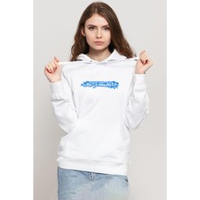 Tshirthane Need For Speed Most Wanted Beyaz Kadın 3ip Kapşonlu Sweatshirt