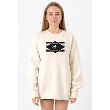 Tshirthane Cowboy Bebop Hammer Head Ekru Kadın 2ip Sweatshirt