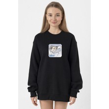 Tshirthane Babymonster Forever Siyah Kadın 2ip Sweatshirt