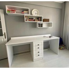 Duof 160 cm Çalışma Masası-Beyaz   Mdf