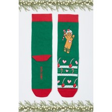 Katia & Bony Yılbaşı Soket Çorap Yeşil