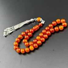 Hicaz Tesbihçilik Reçineli Özel Döküm Sıkma Kehribar Tesbih Hcz-Model Xswerf