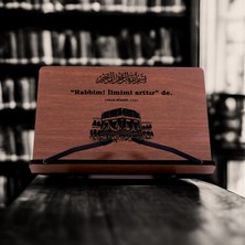 İsfahanTA  Kitap Okuma Standı Masaüstü Ahşap Kuran Rahlesi Tablet Tutucu