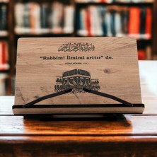 İsfahan TA Kitap Okuma Standı Masaüstü Ahşap Kuran Rahlesi Tablet Tutucu