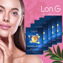 Lon.G K-Beauty 5'li Manuka Ballı Gerçek Parıltı Yüz Maskesi 5'li