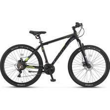 Ümit Bisiklet Ümit Motion 29 Jant - 18 Kadro = 46CM - Mekanik Disk Fren - 21 Vites -Siyah Yeşil - Dağ Bisikleti