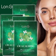 Lon.G K-Beauty 5'li Cica Ağacı Özlü Cilt Yatıştırıcı Canlandırıcı Yüz Maskesi