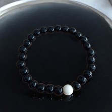 Mga Doğaltaş Kalsit Bileklik Oniks Bileklik Gerçek Doğal Taş Bileklik - Sevgiliye Hediye