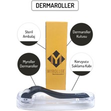 Myroller Dermaroller Titanyum 540 İğneli Saç Yüz Vücut Derma Roller