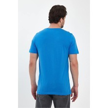 Rodi Jeans Erkek Bisiklet Yaka Rahat Kalıp Pamuklu Süprem Baskısız T-Shirt