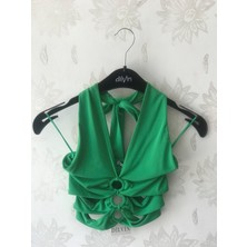 Boyundan Bağlamalı Metal Halkalı Crop