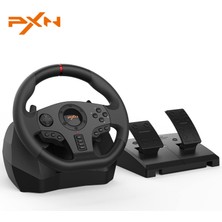 Pxn V900 Oyun Direksiyon Seti - 270/900° Pc Yarış Direksiyonu, Lineer Pedal, Gaz Freni, Sol ve Sağ Yarış Vites Değiştirme Pc, Ps3, Ps4, Xbox One, Xbox Series