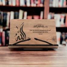 İsfahan TA Kitap Okuma Standı Masaüstü Ahşap Kuran Rahlesi Tablet Tutucu