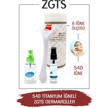 Zgts Red Dermaroller Ultra Titanyum 540 Iğneli Derma Roller