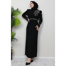 Giza Store Hazal Tesettür Elbise Siyah