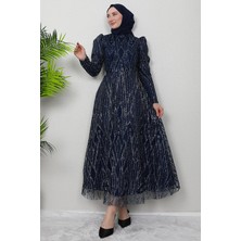 Giza Store Elisa Tesettür Abiye Bordo