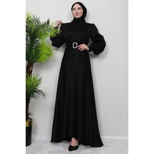 Giza Store Enise Tesettür Elbise Mor