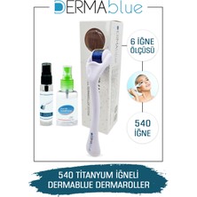 Dermablue Dermaroller 540 Titanyum İğneli Derma Roller