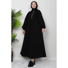 Ilayda Fermuarlı Elbise Siyah