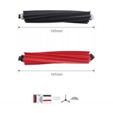 Srfn Ticaret Roborock S8 / S8 Plus (+) / S8 Pro Ultra Uyumlu Ana Fırça-1 Adet (Çiftli)
