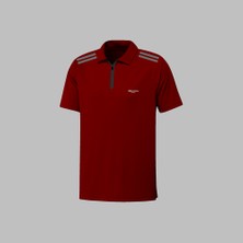 Erkek Bordo Pro Kumaş Kısa Kol Tişört S-3xl