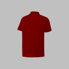 Büyük Beden Erkek Bordo Vision Kumaş Yürüyüş Için Konforlu Tişört  4XL-10XL