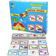 Laço Puzzle LC024 Eğitici Hafıza Oyunu Ingilizce Nesneler