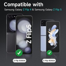 bbtech Samsung Galaxy Z Flip 5 ve Z Flip 4 Modelleriyle Uyumlu Hd Netlik Safir Kamera Lens Koruyucu