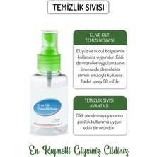 Kadınshop El Ve Cilt Temizlik Sıvısı El Yüz Vücut İçin Arındırıcı Dezenfekte Sprey 50 ml