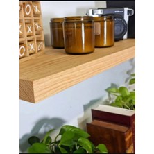 Yggdrasil Home Decor Dekoratif Doğal Ahşap  Tek’li   (Gizli Aparatlı Raf)