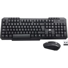 KM-317 Slim Serisi Kablosuz Klavye Mouse Seti