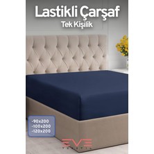 Eve Tekstil Doğal Pamuk Tek Kişilik Rainforce Kumaş Lastikli Çarşaf ve Yastık Kılıf Set