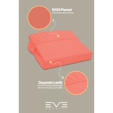 Eve Tekstil Doğal Pamuk Tek Kişilik Rainforce Kumaş Lastikli Çarşaf ve Yastık Kılıf Set