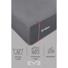 Eve Tekstil Doğal Pamuk Tek Kişilik Rainforce Kumaş Lastikli Çarşaf ve Yastık Kılıf Set